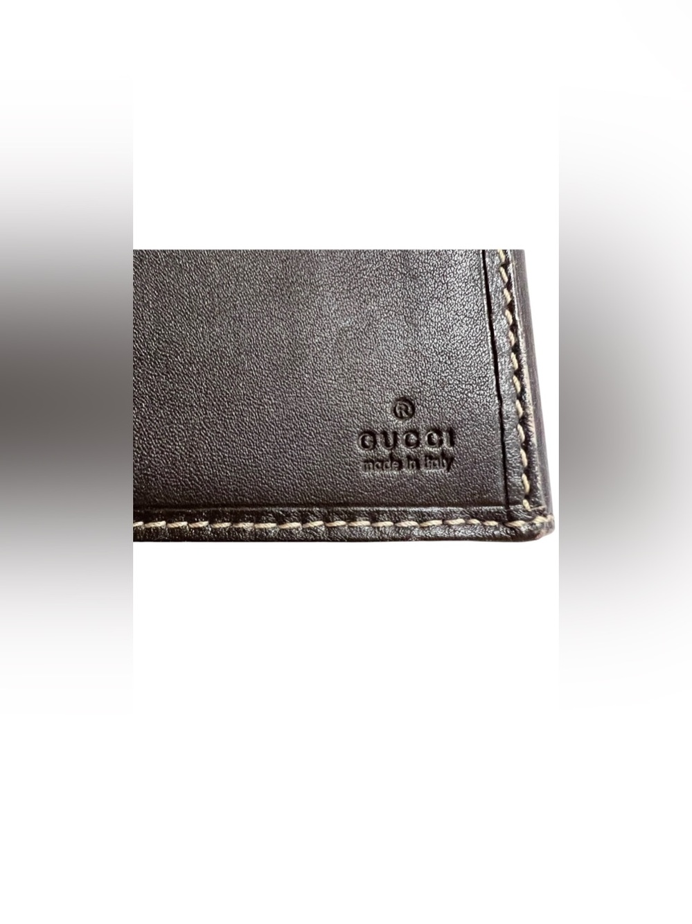 Gucci GG Canvas Heart Logo Wallet Brown Beige Vintage Italy - Picture 4 of 17
